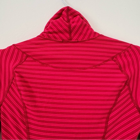 Lululemon | Think Fast Pullover | Sz 6 |Stripe Boom Juice Cranberry | EUC - Picture 8 of 10